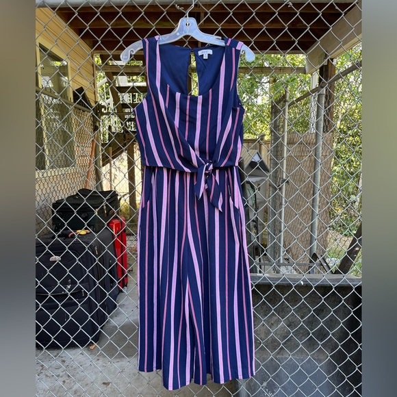 A.U.W Striped Capri Playsuit - Picture 1 of 6